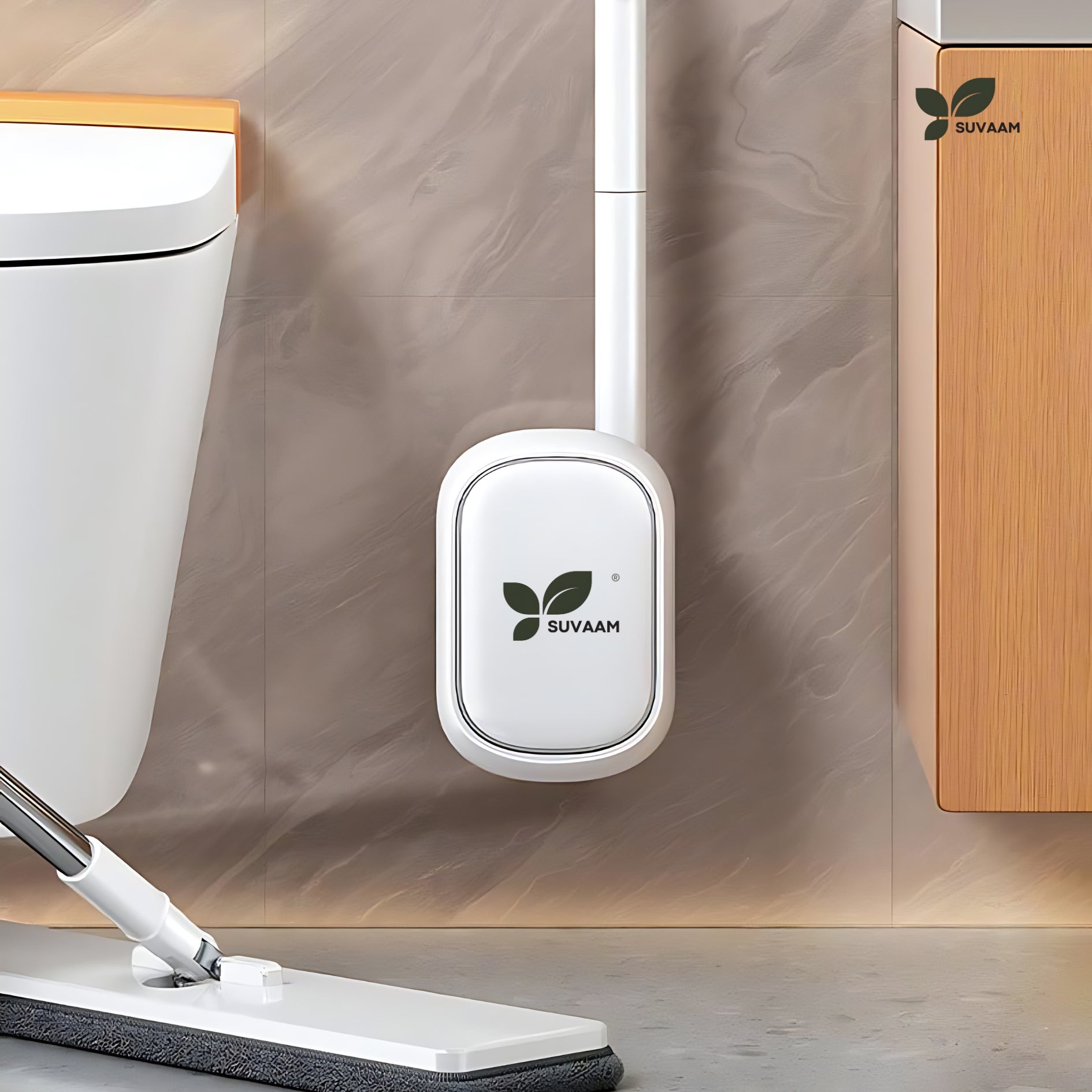 Disposable Toilet Cleaner Brush with Head Sponges