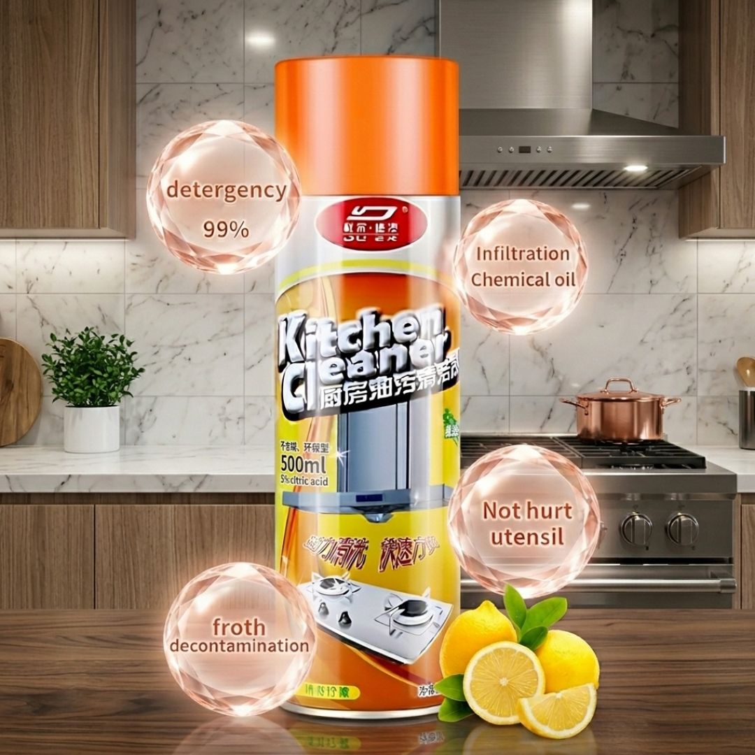 Multipurpose Bubble Foam Cleaner |All Purpose Foam Degreaser Spray| 500ml | Pack of 2
