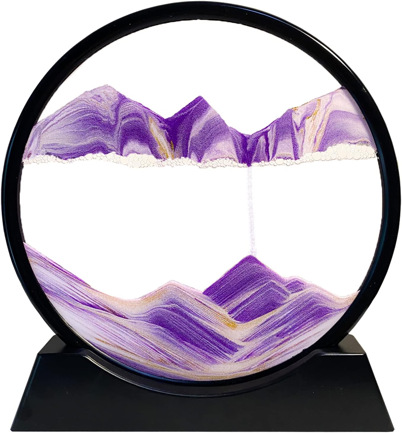 Moving Sand Art Picture Glass Liquid Painting 3D