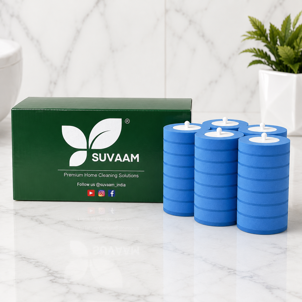 Extra Disposable Toilet Cleaning Sponges