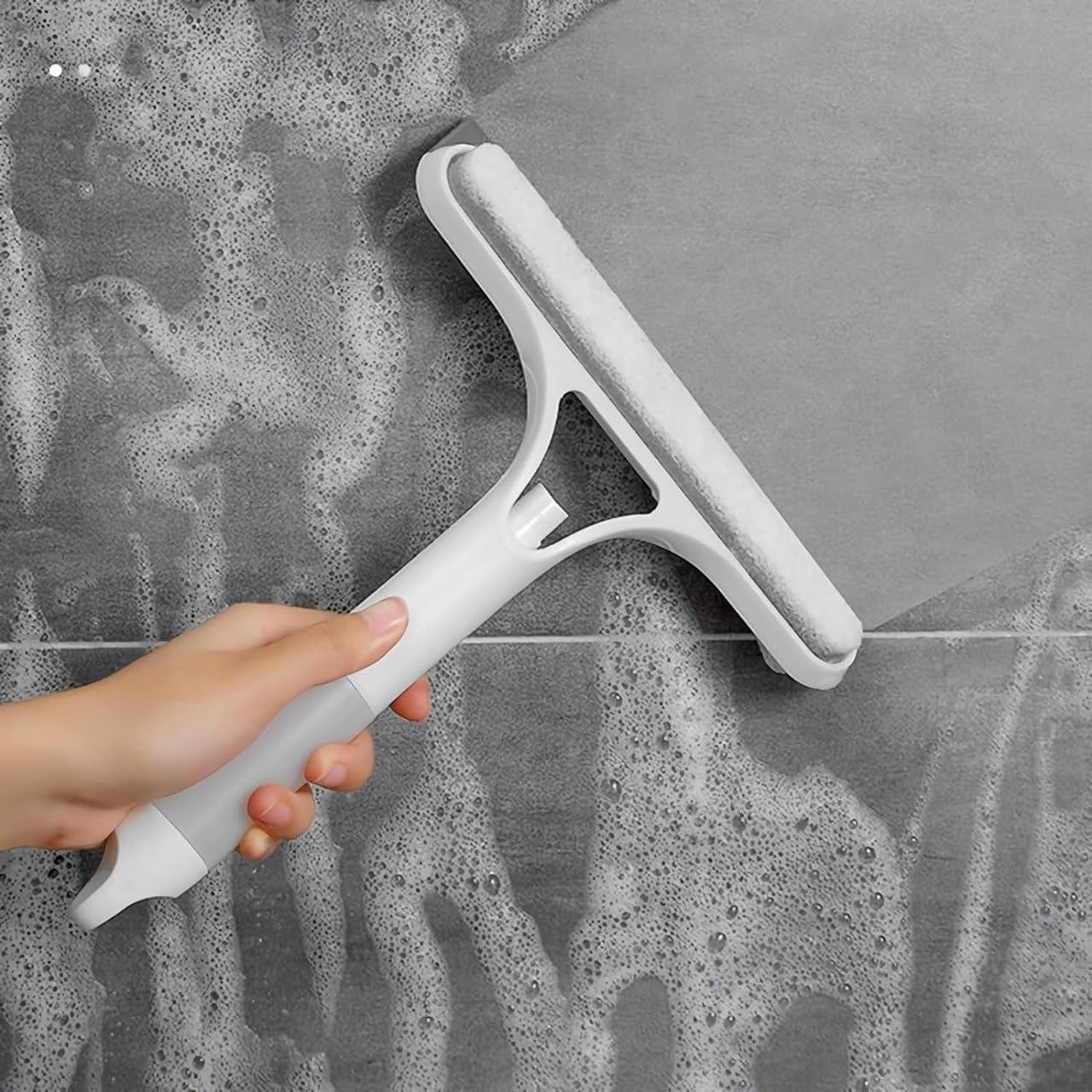 3 in 1 Window Wiper, Push Spray
