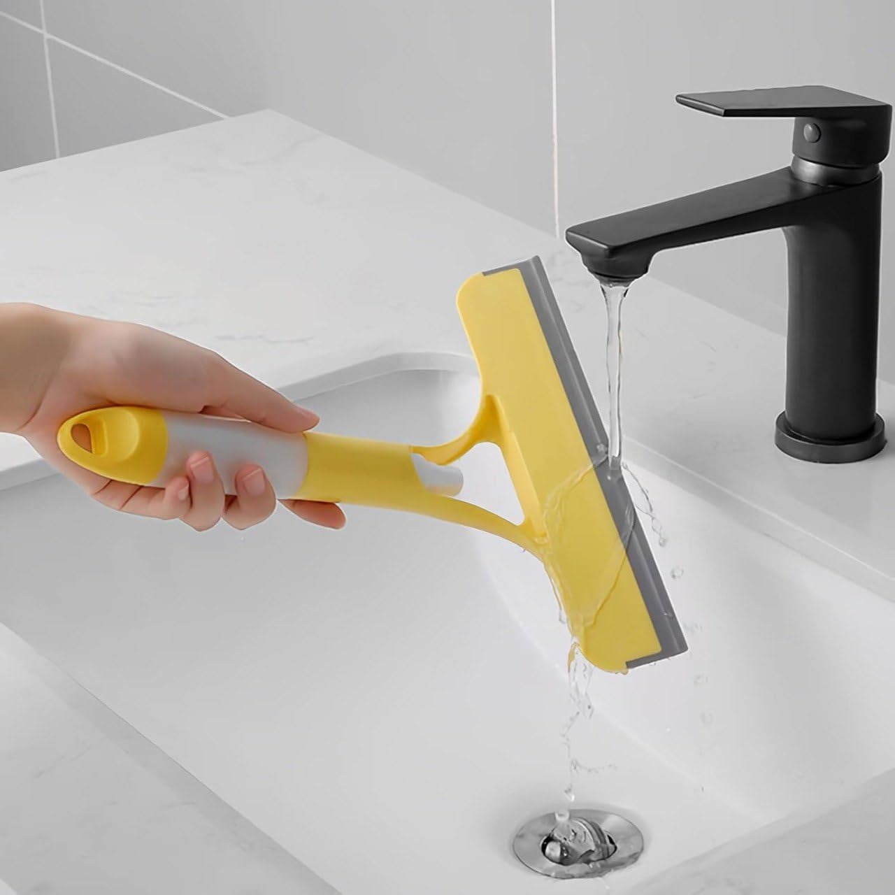 3 in 1 Window Wiper, Push Spray