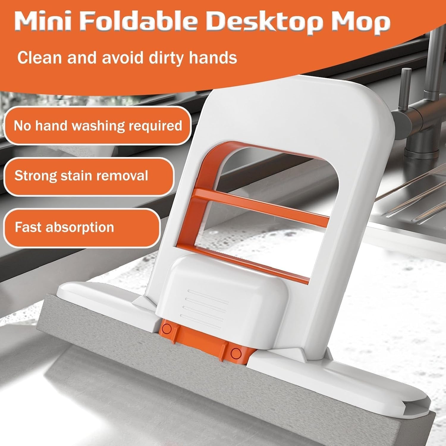 Mini Foldable Desktop Mop Multipurpose
