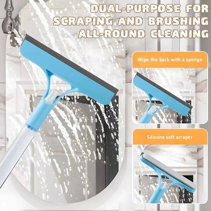 3 in 1 Window Wiper, Push Spray