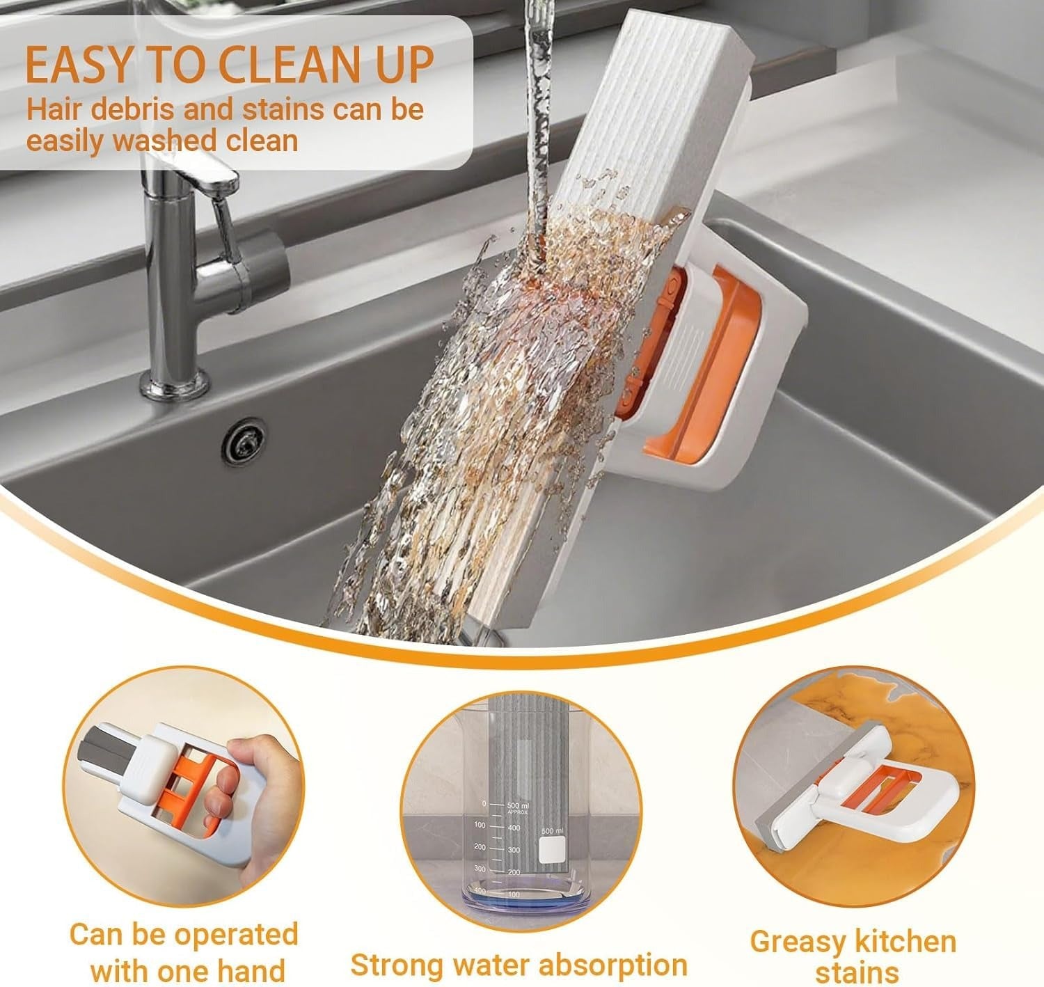 Mini Foldable Desktop Mop Multipurpose