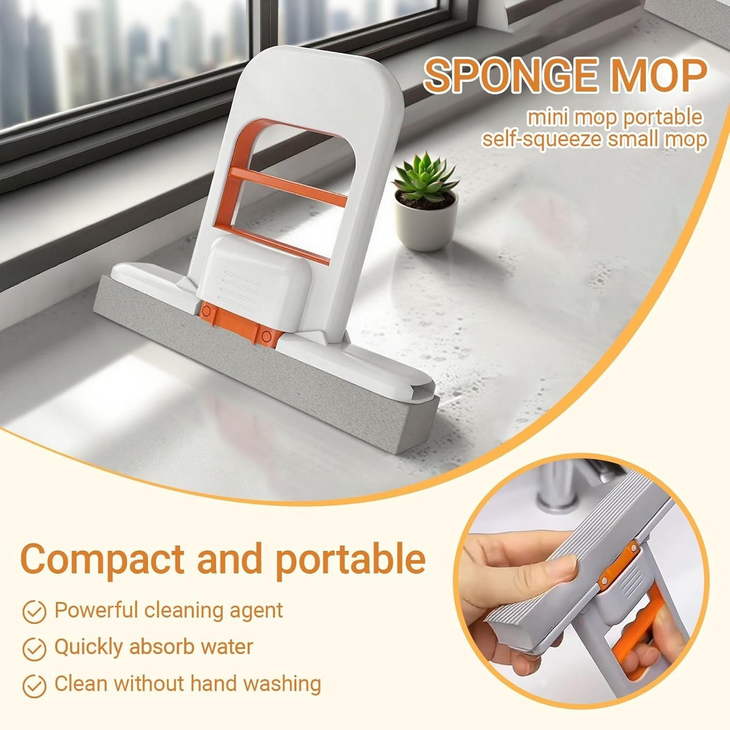Mini Foldable Desktop Mop Multipurpose